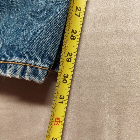 VTG Levis Mens 550 Blue Jeans Mens W33 L32 Vintage Denim Casual Wear - Picture 15 of 15